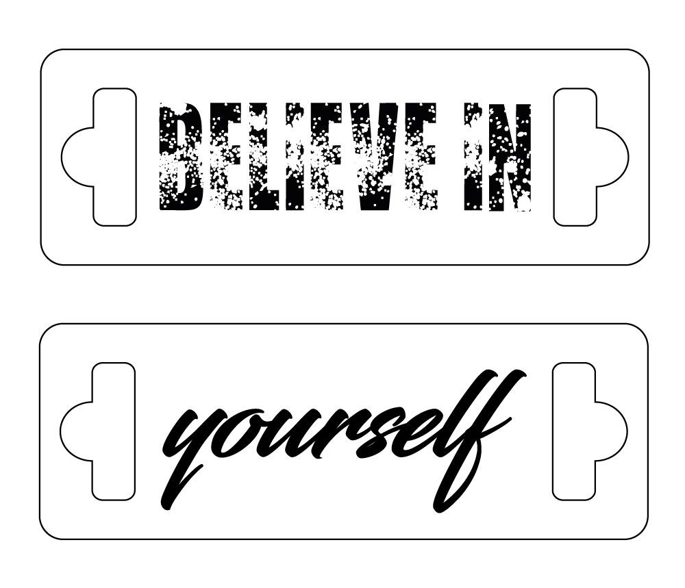 LaceTag BELIEVE IN yourself (SET)