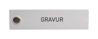 RENZ RSA2 Namensschild Alu für Klingeltaster mit Gravur